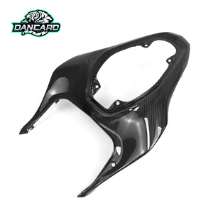 DANCARO fibre <span class=keywords><strong>de</strong></span> carbone <span class=keywords><strong>moto</strong></span> siège arrière plaque couverture carénages <span class=keywords><strong>selle</strong></span> siège <span class=keywords><strong>coque</strong></span> pour KAWASAKI Z900 2017-2019 personnalisation OEM - Product Image 1
