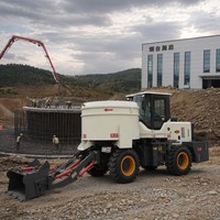 Camion malaxeur à béton électrique 6m3 à chargement automatique et transmission hydraulique pour la construction résidentielle