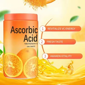 Venta al por mayor de fábrica: Tabletas masticables de vitamina C 1000 OEM de grado superior para todo tipo de suplementos de salud y dulces. - Product Image 3