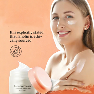 Krim Lanolin Alami untuk Penggunaan Sehari-hari pada Tubuh dan Wajah, Krim Wajah Melembapkan Secara Mendalam untuk Perawatan Kulit yang Lembut - Product Image 5