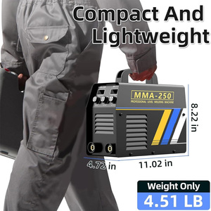 <span class=keywords><strong>Saldatrice</strong></span> Portatile Mini ad Alta Potenza Inverter ad Arco IGBT Esab DC 110V/220V 200/250A Macchina per Saldatura a <span class=keywords><strong>Filo</strong></span> di Rame Motore DC da 200A Nominali - Product Image 6