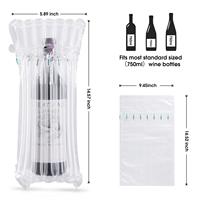 LEISUREWAY Sac de colonne d'air recyclable à forte protection Matériau d'emballage de protection Sac d'emballage gonflable pour ordinateur portable à vin