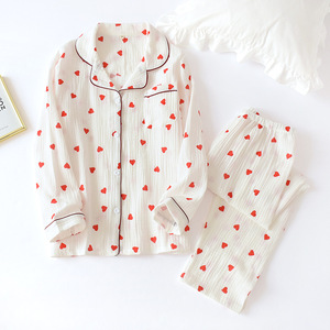 Ensemble <span class=keywords><strong>de</strong></span> pyjama <span class=keywords><strong>de</strong></span> haute qualité pour femmes adultes, vêtements <span class=keywords><strong>de</strong></span> détente en <span class=keywords><strong>coton</strong></span> doux, mousseline <span class=keywords><strong>de</strong></span> <span class=keywords><strong>coton</strong></span>, vêtements <span class=keywords><strong>de</strong></span> nuit, robe <span class=keywords><strong>de</strong></span> nuit, ensemble <span class=keywords><strong>de</strong></span> pyjama pour femmes - Product Image 1