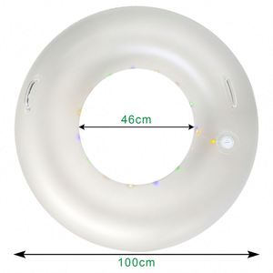 Flying Cross-border New <b>Spot</b> PVC Inflatable Swimming Ring with <b>LED</b> Luminous Blister for Child Model f - Product Image 6