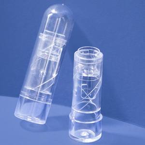 Kosmetik D12.1 bulat bening pelembap bibir casing tanpa Logo peluru lipstik Label pribadi mewah tabung lipstik bening tabung lipstik - Product Image 3