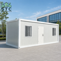 Maison Modulaire Conteneurisée de 10 Pieds, Habitation Préfabriquée, Panneaux Sandwich, Personnalisation Disponible