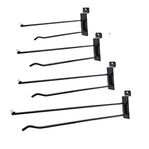 Good Selling Metal Steel <b>Plastic</b> Retail Display <b>Hooks</b> Hanger Metal Slatwall <b>Hook</b> Supplier Cardboard Waterfall <b>Hook</b> - Product Image 6