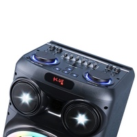 Altavoz de Karaoke Kalonka Bass, Altavoces de Escenario para DJ, Altavoz de Karaoke Dual de 12 Pulgadas con Micrófono y Bluetooth