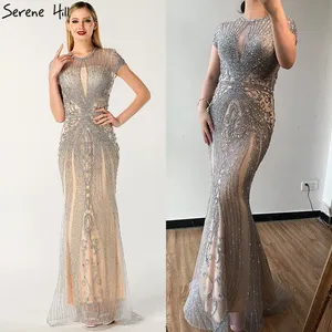 Vestidos de Noche de Lujo Azul Marino sin Mangas, Vestidos de Sirena Completos 2024 Serene Hill Talla Grande LA60742 Personalizados - Product Image 5