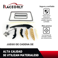 طقم صمامات وحشوات سلسلة توقيت المحرك RACEORLY 06K109158AH 06H103171 لسيارات أودي وفولكس فاجن 1.8T 2.0T CCZ CAW CDA