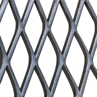 Maille métallique déployée, treillis métallique, tissage simple, design perforé, service de pliage, acier galvanisé, revêtement en poudre, plâtre