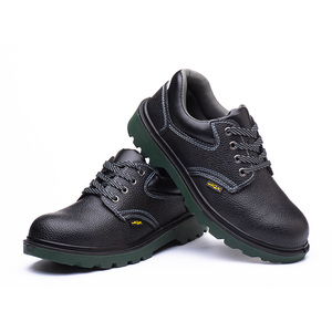 JIANKUN, fábrica al por mayor, zapatos de seguridad ligeros unisex, puntera de acero de cuero impermeable, placa de acero antigolpes, antiperforación para el trabajo - Product Image 3