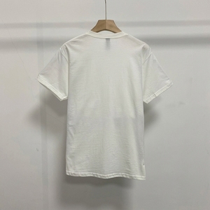 Camisetas unisex de manga corta para hombre y mujer, 180 gsm, algodón semi-combed, venta al por mayor de fábrica. - Product Image 4