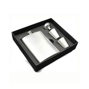Juego de Regalo de Petaca Portátil de Acero Inoxidable 201 de 8 oz para Whisky y Licores con 2 Vasos y Embudo - Product Image 6