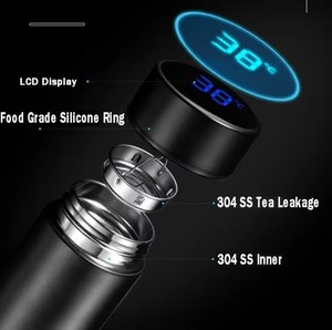 Vaso de Acero Inoxidable de Doble Pared de 500 ml con Logotipo Personalizado, Libre de BPA, Ideal para Regalos Corporativos y Pedidos al por Mayor para <span class=keywords><strong>Navidad</strong></span> - Product Image 4