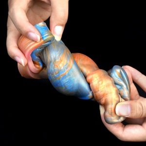 NNSX Large Size 4.7cm Penis Sleeve Fantasy Open-ended Knot Sheath With Anti-drop <b>Ring</b> Silicone Sex Toys <b>for</b> <b>Men</b> Cock Enlargement - Product Image 1