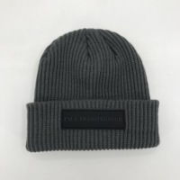 Unisex Warm Cable Gestrickte Mütze Dicke Weiche Acryl Ski Mütze Gewebtes Etikett Frauen Männer Winter Druck muster