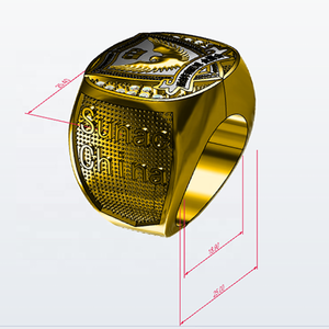 Кольца с логотипом золотого орла, модные высококачественные кольца из сплава для юбилейной коллекции подарков - Product Image 4