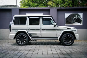 W463 WD Kit carrosserie G500 G55 <span class=keywords><strong>G53</strong></span> G55 G550 Amgbs Kit carrosserie large Pare-chocs avant Pare-chocs arrière Protection latérale Couvre roue Hood1998-2018 avant - Product Image 3