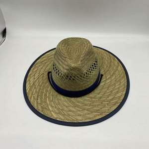 Chapeau de paille Sombrero à large bord, réglable avec sangle de menton, personnalisable avec logo, style personnage, idéal pour le ski et les voyages - Product Image 4