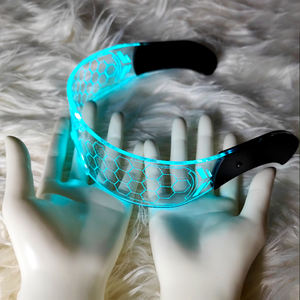 Gafas de sol con luz LED para niños y adultos, anteojos de sol coloridos para fiestas, fiesta de carnaval, juguetes brillantes, novedad de <span class=keywords><strong>2023</strong></span> - Product Image 5
