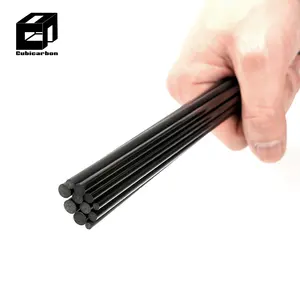 Factory Direct Carbon Fiber Rod 3mm 4mm 5mm 10mm 20mm Carbon Rod Glossy Or Matte Black Rod