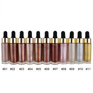 Surligneur liquide personnalisé surligneur en spray maquillage surligneur scintillant scintillant doux pour le corps surligneur liquide 11 couleurs - Product Image 4