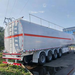 Remolque cisterna de aluminio CLW de 3 y 4 ejes, 40 pies, 80000 litros, para transporte de petróleo, aceite y diésel. - Product Image 1