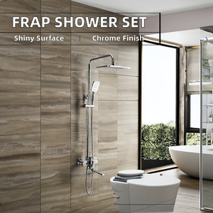 Europeo a maniglia singola per rubinetto doccia in ottone lucido accessorio da bagno cromato morbido Spray in ceramica per appartamenti - Product Image 2