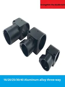 Trépied en alliage d'aluminium amélioré <span class=keywords><strong>JFU</strong></span>, trois voies, 16/20/25/30/40 mm, connexion par pince pour tube en fibre de carbone, moule privé, accessoires pour drones - Product Image 3
