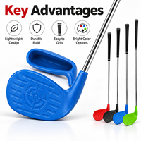 Club d'entraînement de golf multi-tailles en acier inoxydable avec poignée antidérapante confortable pour l'entraînement au golf en extérieur pour débutants