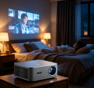 Proyector de Video Portátil Fashion X12 Pro Android 11 Home Theater 1080P 4K 1200ANSI Lúmenes WiFi FHD para Niños y Juegos - Product Image 1