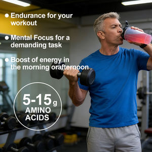 Labels privés Suppléments sportifs Halal bon marché <span class=keywords><strong>Meilleur</strong></span> supplément de <span class=keywords><strong>Bcaa</strong></span> en poudre 2 1 1 Amino - Product Image 4