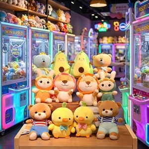 Vente en gros usine de poupées en peluche super douces personnalisées de 10-20 cm pour machines à griffes, avec doublure en filet, idéales comme cadeaux - Product Image 4