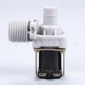 Válvula solenoide de agua de 220V con revestimiento de plástico y goma, unidireccional, para entrada de agua de lavadora, uso en electrodomésticos. - Product Image 4