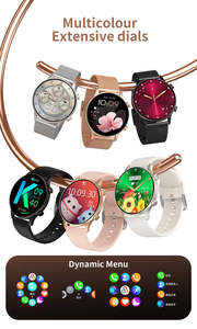 Montres intelligentes pour femmes de haute qualité 2025 CY19, fréquence cardiaque, pression artérielle, Reloj Smart Watches - Product Image 6