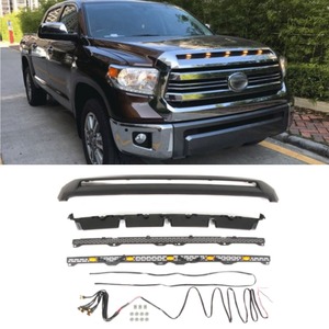 Pour TOYOTA Tundra 2014-2019, Pièce Extérieure, Calandre Supérieure de Radiateur Avant Style Racing, Calandre de Pare-chocs Avant Racing, Kit Carrosserie - Product Image 1
