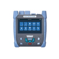 100KM Mini OTDR 1310/1550nm 28/26dB Glasfaser-Reflektometer Touchscreen VFL OLS OPM Ereigniskarte Ethernet-Kabeltester OTDR