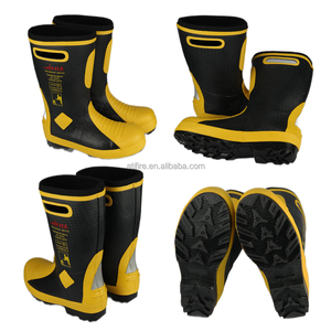 <span class=keywords><strong>Pompier</strong></span> bottes en caoutchouc ignifuge EN <span class=keywords><strong>pompier</strong></span> sécurité protection Anti-crevaison Protection lutte contre l'incendie costume acier orteil semelle - Product Image 4