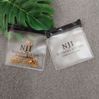 Petits Sacs Cadeau Givrés en Plastique Personnalisables pour Bijoux, Sachets Zippés en Gros avec Logos pour Boucles d'Oreilles