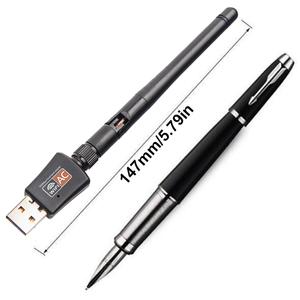802.11n/g/B Wifi mạng không dây <span class=keywords><strong>adapter</strong></span> với USB wifi dongle và ăng-ten 600Mbps Tốc độ truyền cho máy tính và máy tính xách tay - Product Image 5