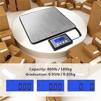 Balance postale d'expédition numérique robuste de 180kg en acier inoxydable pour petits animaux de compagnie pour l'entrepôt de colis utilisation de bureau ODM