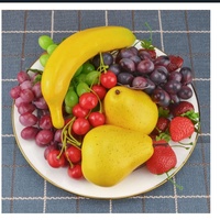 Meilleure vente, jouets bon marché, Fruits artificiels réalistes, imitation banane, pour la décoration de la maison