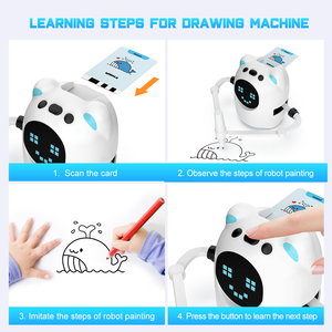 <span class=keywords><strong>Robot</strong></span> da Disegno Intelligente Automatico per Bambini, <span class=keywords><strong>Robot</strong></span> <span class=keywords><strong>Interattivo</strong></span> Professionale per Pittura, per Educazione Precoce e Formazione STEM - Product Image 5