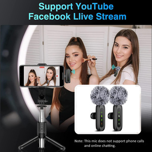 Draadloze microfoons Lavalier microfoon draadloos USB C Lavalier Microphone không dây Mini Mic cho Type-C Android điện thoại - Product Image 2