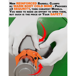 Meilleure vente coloré ouvert verrouillage rapide 50mm pinces de collier d'haltères accessoires d'équipement de fitness serrures d'haltères - Product Image 4