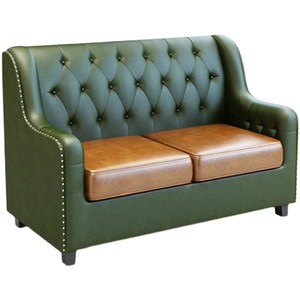 Ensemble de <span class=keywords><strong>table</strong></span> et chaises de salle à manger commerciales modernes en bois massif pour restaurant, café, hôtel, avec banquette 6 places pour café et atelier en fer - Product Image 5