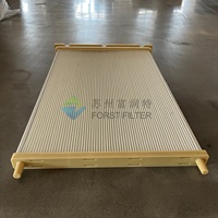 Filtre à air industriel pour collecteur de poussière de meulage et de polissage, filtre à cellules plates à cadre en PU