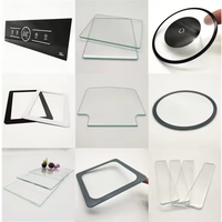 Verre sérigraphié pour porte de four en céramique, résistant à la chaleur
