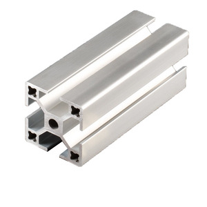 Perfil de Aluminio Industrial 4040V, Estándar Europeo, Perfil de Aluminio 40*40, Plateado, Oxidación por Pulverización, Electroforesis - Product Image 5